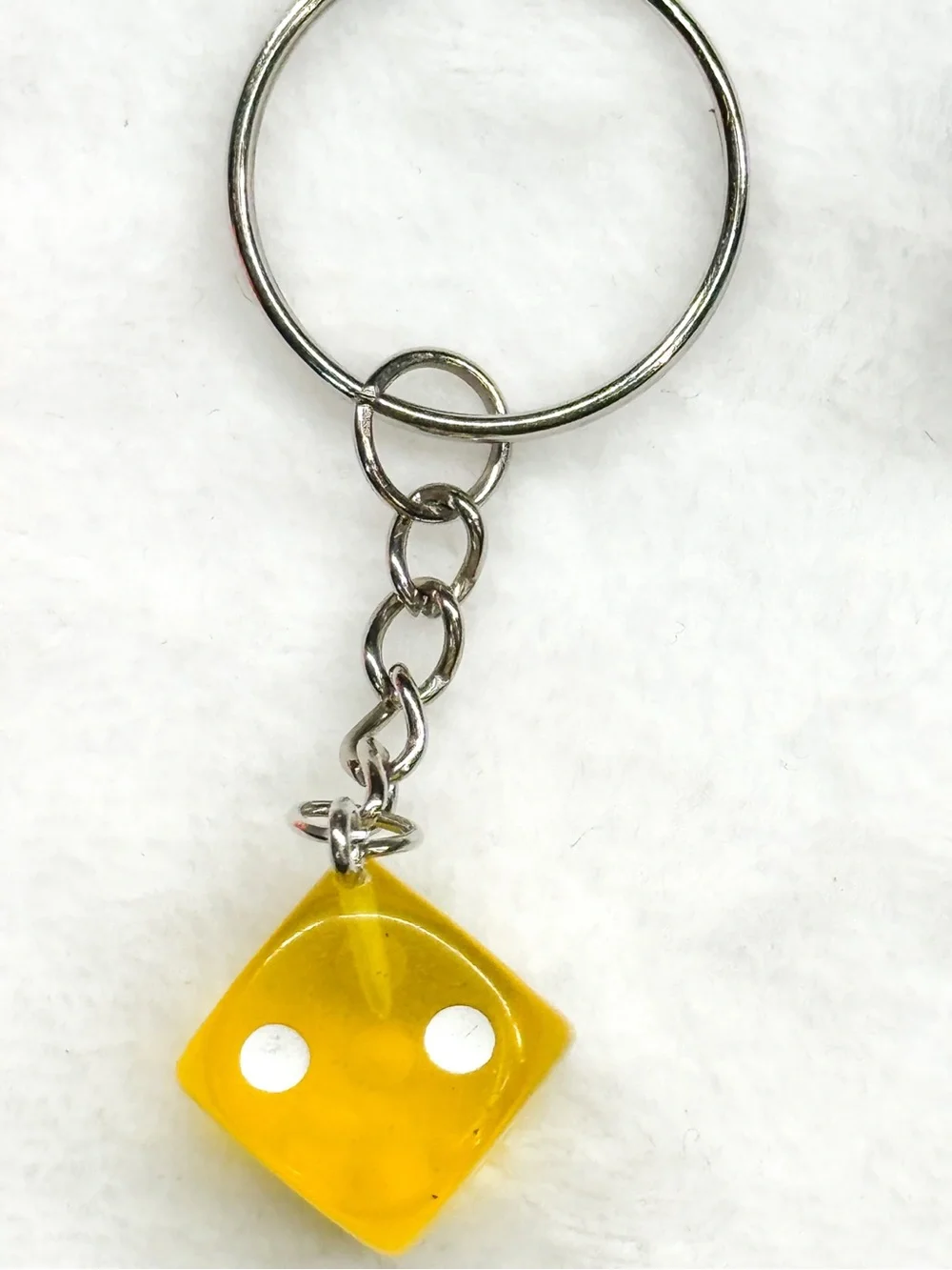 Mini Dice Keychain – Pick One Color – Cute Game Bag Charm